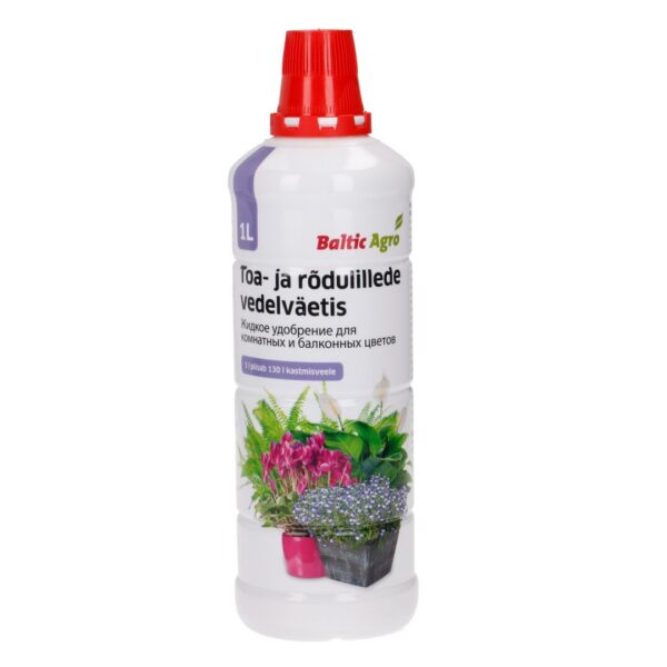 Жидкое удобрение для комнатных и балконных цветов 1 л