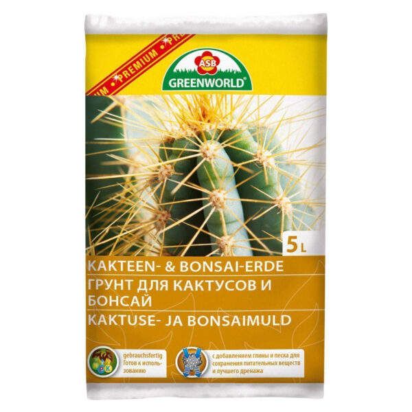 Грунт для кактусов и бонсай 5L Greenworld Premium