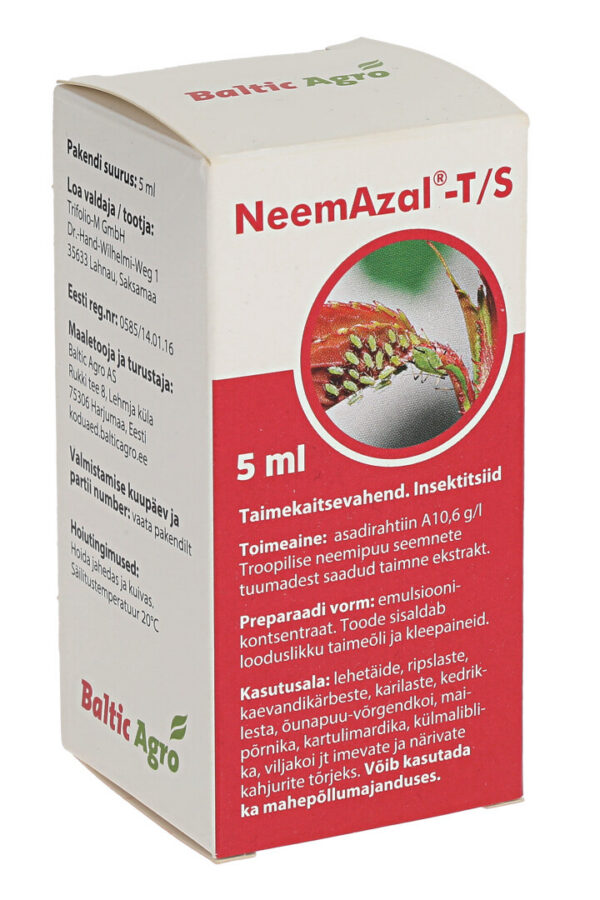 Средство для борьбы с вредителями NeemAzal-T/S 5 ml