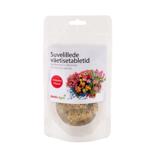 Таблетки для удобрения летних цветов (не менее 9 шт. в упаковке) 110 г
