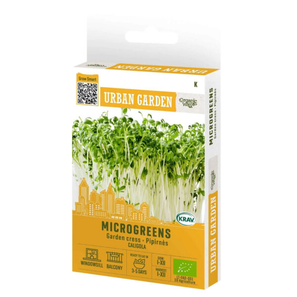 Семена для проращивания микрозелени кресс-салата 50 г