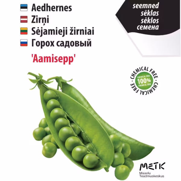 Высокий горох Aamisepp 25 г эстонский сорт