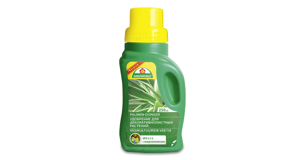 Для пальмовых и других декоративно-лиственных растений 250 мл