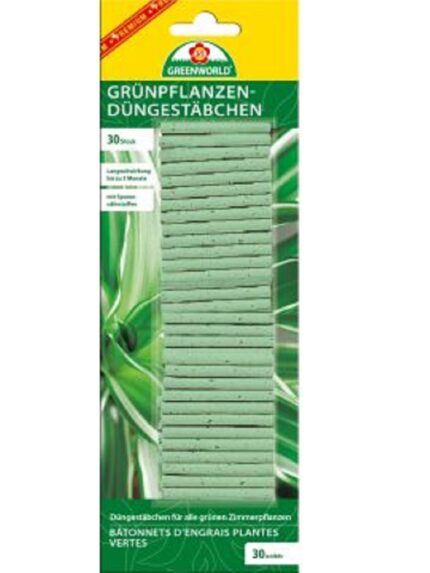 Удобрение в палочках для декоративно-лиственных растений 30 штук