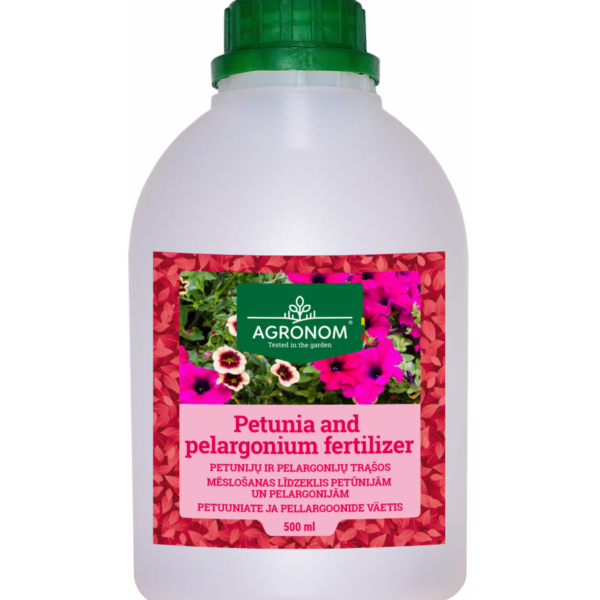 Для петуний и пеларгоний удобрение 500 мл