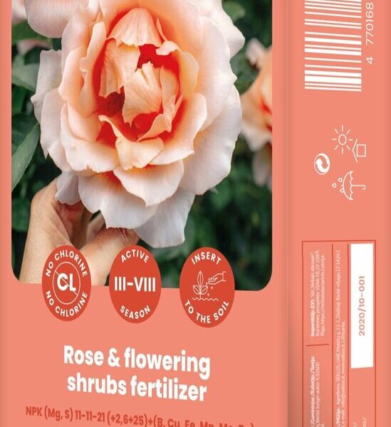 Для роз и цветущих кустарников 1 кг в гранулах