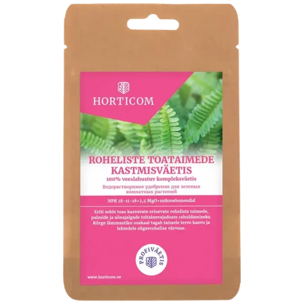 Водорастворимое удобрение для зелёных комнатных растений 100 г
