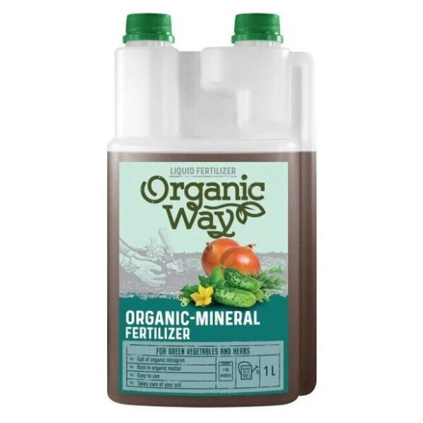Удобрение для овощей и трав 1 л Organic Way