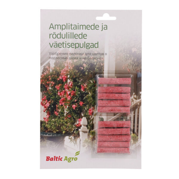 Удобрения-палочки для ампельных и балконных растений 35 г (10 штук) Baltic Agro