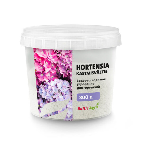 Водорастворимое удобрение для гортензий 300 г Baltic Agro