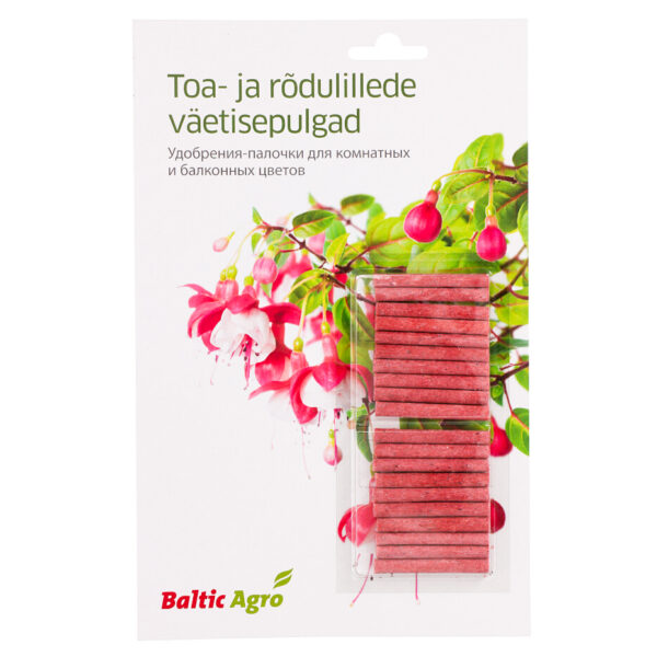Удобрения-палочки для комнатных и балконных цветов 20 г Baltic Agro