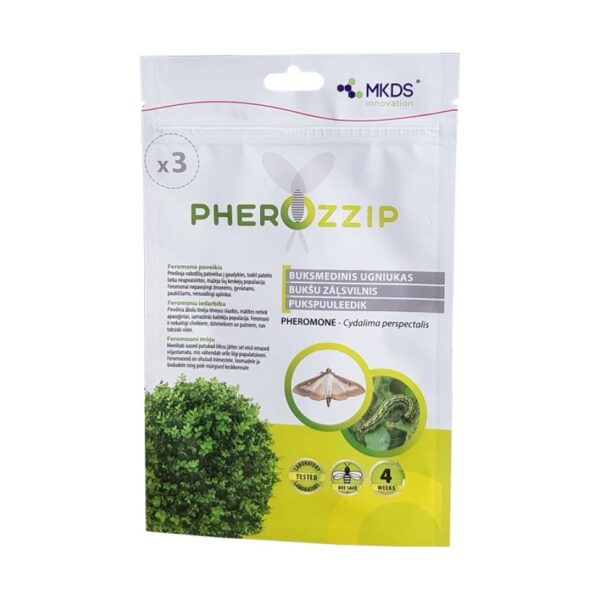 Феромонная ловушка для самшитовой огнёвки 3 шт PHEROZZIP
