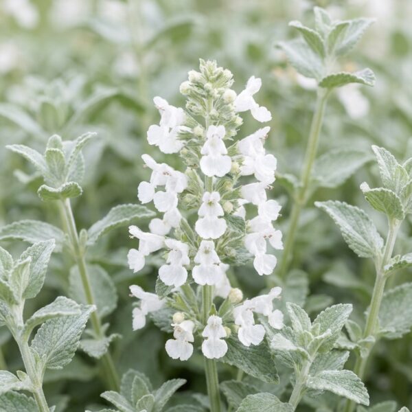 Nepeta racemosa 'Snowflake'
